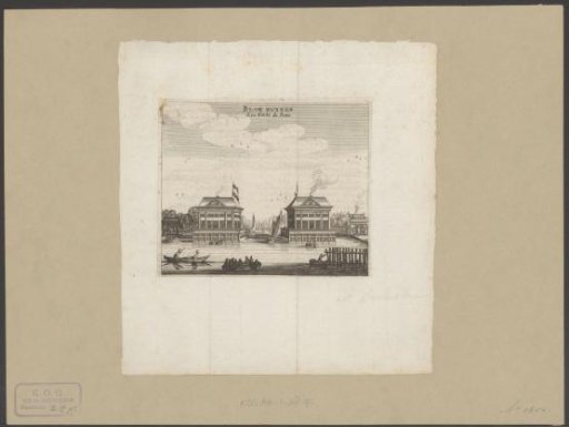 View of the Two Blokhuizen in the Amstel