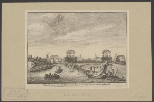 View of the Two Blokhuizen in the Amstel, 1651-1654