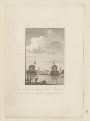 View of the Two Blokhuizen in the Amstel