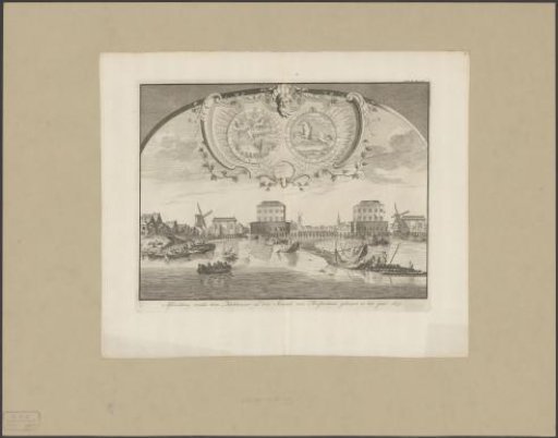 View of the Two Blokhuizen in the Amstel