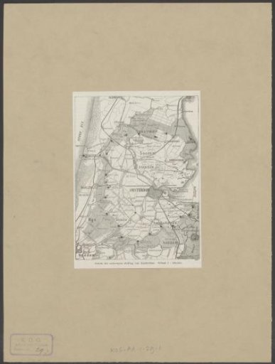Map with Plans for the Stelling of Amsterdam