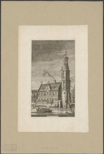 View of the Munttoren in Amsterdam