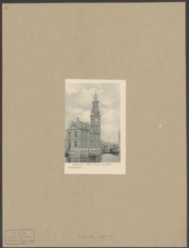 View of the Munttoren in Amsterdam