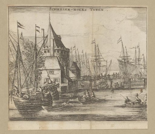 View of the Schreierstoren in Amsterdam