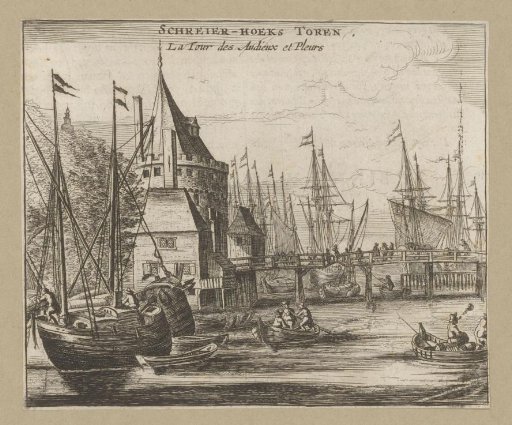 View of the Schreierstoren in Amsterdam