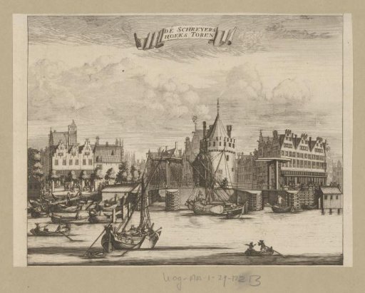 View of the Schreierstoren in Amsterdam