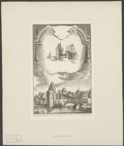 Two views of the Swych Utrecht tower in Amsterdam