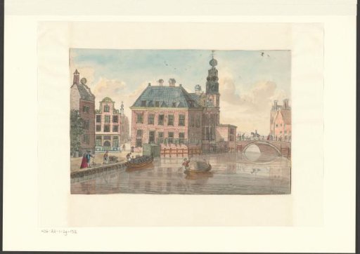 View of the Munttoren, seen from the Singel