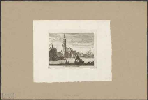 View of the Haringpakkerstoren in Amsterdam