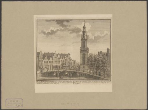 View of the Jan Roodenpoortstoren in Amsterdam