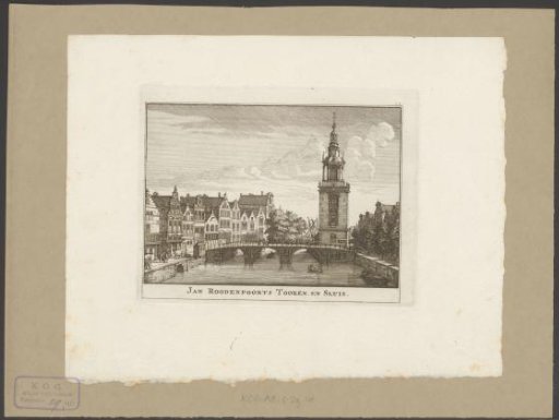 View of the Jan Roodenpoortstoren in Amsterdam