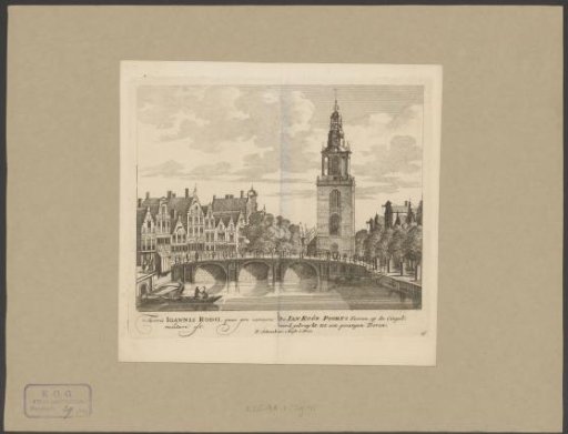View of the Jan Roodenpoort Tower in Amsterdam