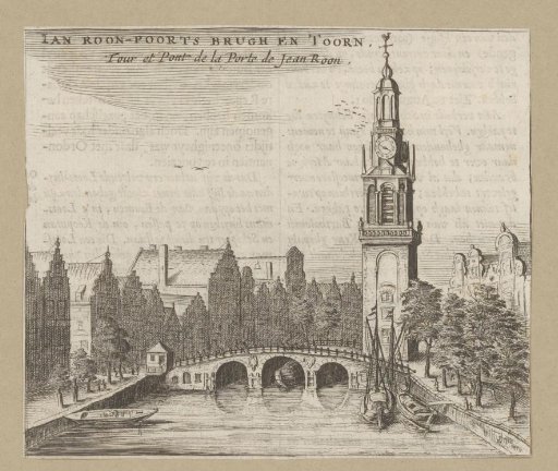 View of the Jan Roodenpoort Tower in Amsterdam