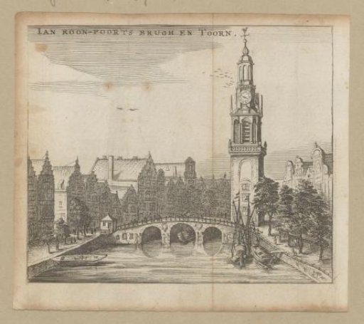 View of the Jan Roodenpoort Tower in Amsterdam