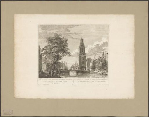 View of the Jan Roodenpoort Tower in Amsterdam
