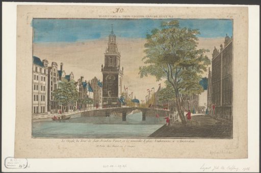 View of the Jan Roodenpoort Tower in Amsterdam
