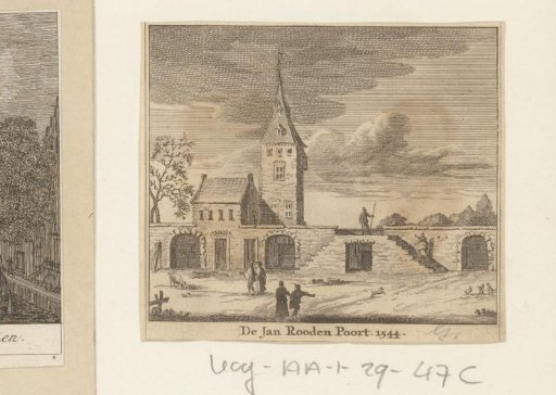 View of the Jan Roodenpoort Tower in Amsterdam