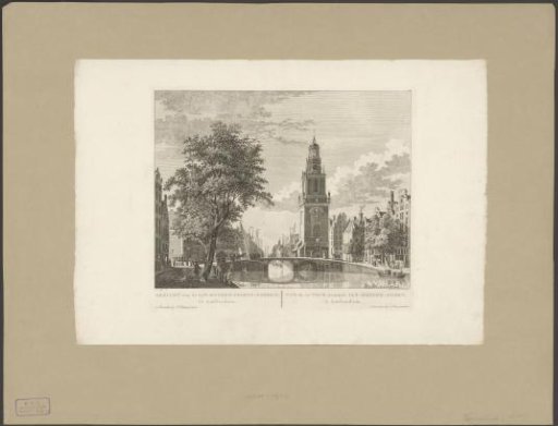 View of the Jan Roodenpoort Tower in Amsterdam