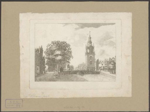 View of the Jan Roodenpoort Tower in Amsterdam