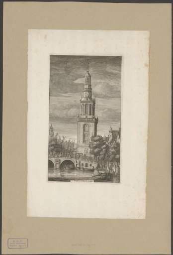 View of the Jan Roodenpoort Tower in Amsterdam