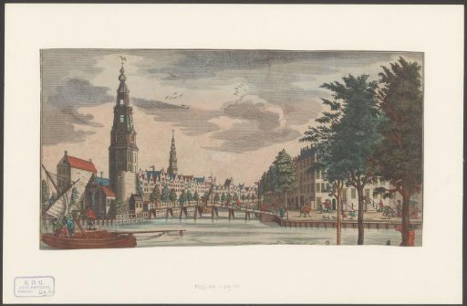 View of the Oudeschans in Amsterdam
