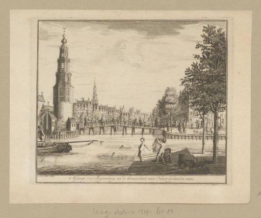 View of the Oudeschans in Amsterdam