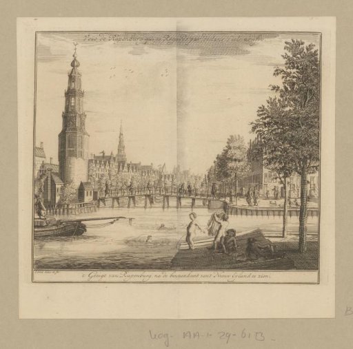 View of the Oudeschans in Amsterdam