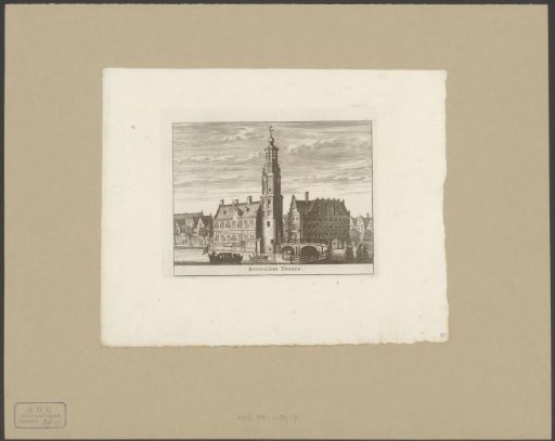 View of the Munttoren in Amsterdam