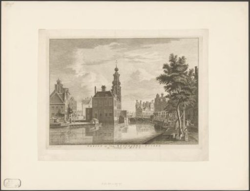 View of the Munttoren in Amsterdam