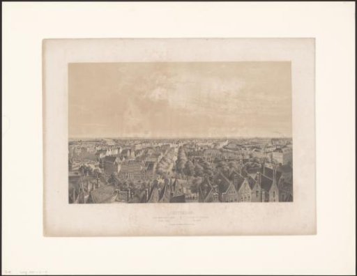 View from the Zuiderkerk Towards the South of Amsterdam