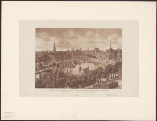 View of the Damrak and the Beurs van Berlage