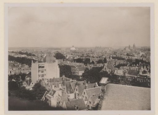 View from the Westertoren Seen Towards the East of Amsterdam