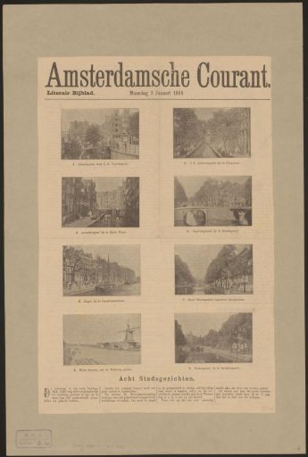 Eight views of Amsterdam