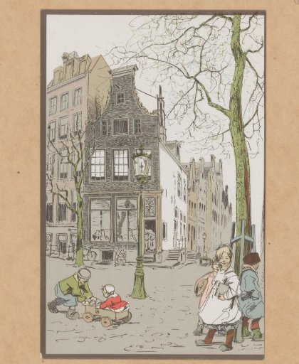 View of the Prinsengracht, corner of the Raamstraat
