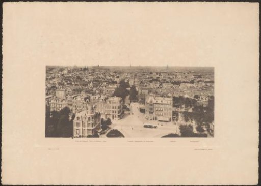 View of the Weteringschans and the Spiegelgracht from the Rijksmuseum