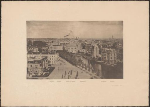 View of the Stadhouderskade, the Weteringschans and the Pieter Cornelisz. Hooftstraat from the Rijksmuseum