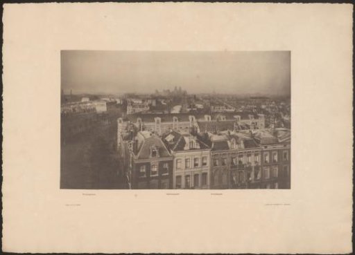 View of the Weteringschans and the Lijnbaansgracht from the Frederiksplein