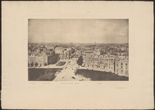 View of the Leidseplein and the Stadsschouwburg from the Leidsekade