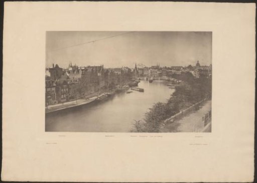 View of the Munttoren and the Krijtberg from the Amstel