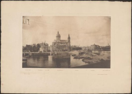 View of the Basilica of Saint Nicholas from the Oosterdokskade