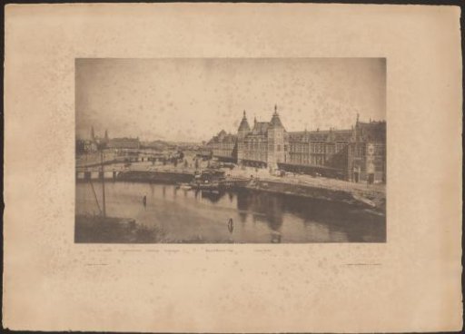 View of Amsterdam Central Station from Prins Hendrikkade