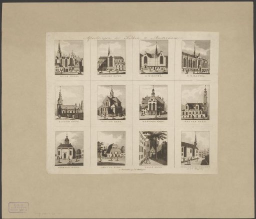 Twelve Different Churches in Amsterdam