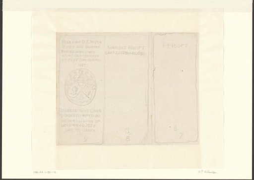 Composition with Three Graves in the New Church