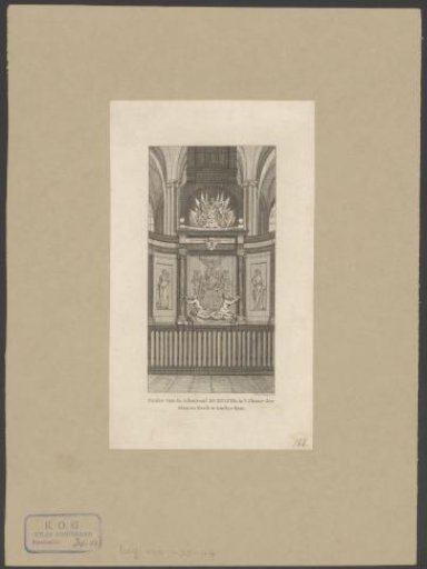 Monument to Michiel de Ruyter in the New Church in Amsterdam