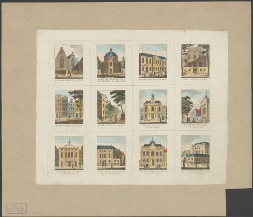 Twelve Different Churches and Synagogues in Amsterdam