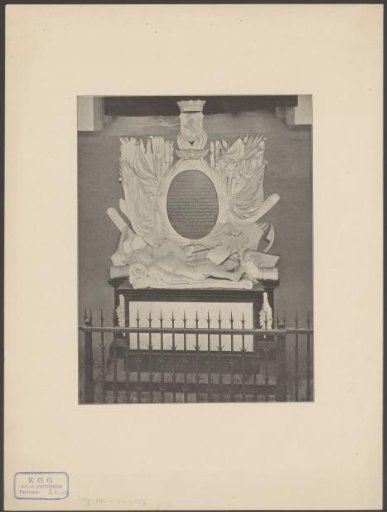 Monument to Jan van Galen in the New Church in Amsterdam