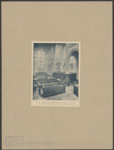 Interior of the New Church in Amsterdam