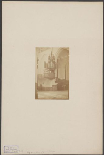 Transept organ in the New Church in Amsterdam