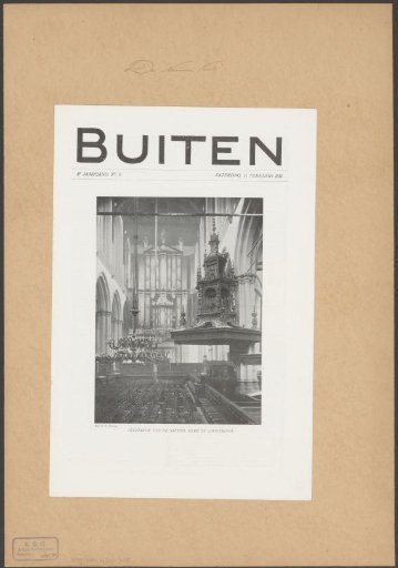 Interior of the New Church in Amsterdam