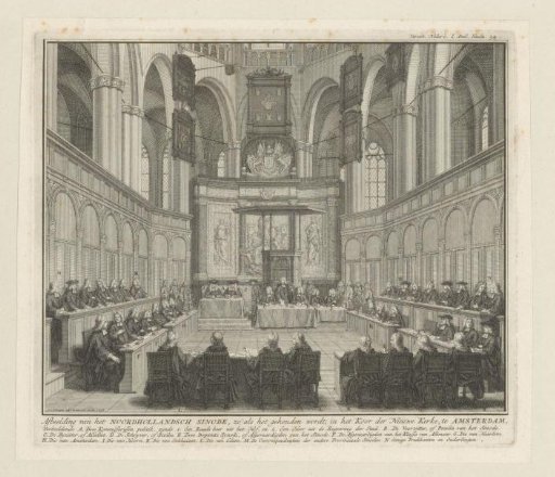Synod Held in the Nieuwe Kerk in Amsterdam, 1730